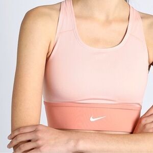 Nike Women's Light Peach Color Sports Bra Size S
